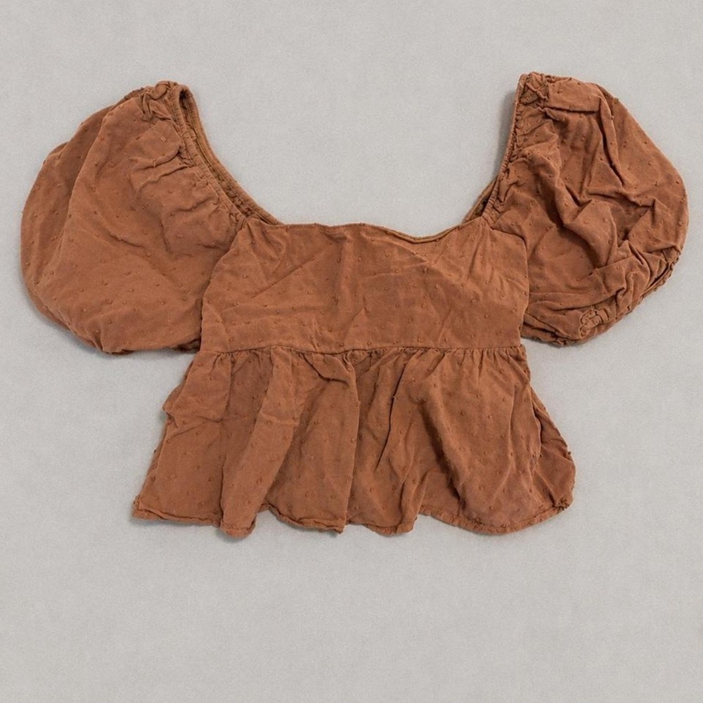 Altar'd State Brown Cropped Top